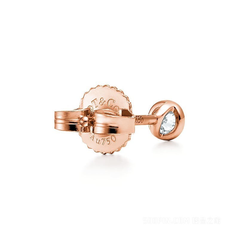 Elsa Peretti® 系列 Diamonds by the Yard™ 18K 玫瑰金耳环