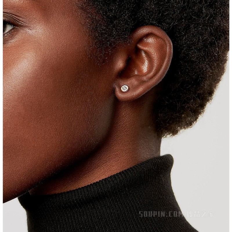 Elsa Peretti® 系列 Diamonds by the Yard™ 18K 玫瑰金耳环