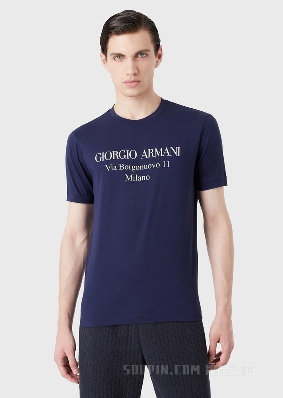 经典棉质短袖T恤 | Giorgio Armani