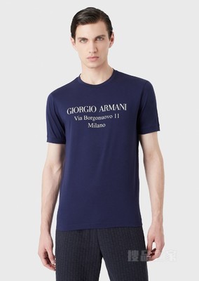 经典棉质短袖T恤 | Giorgio Armani