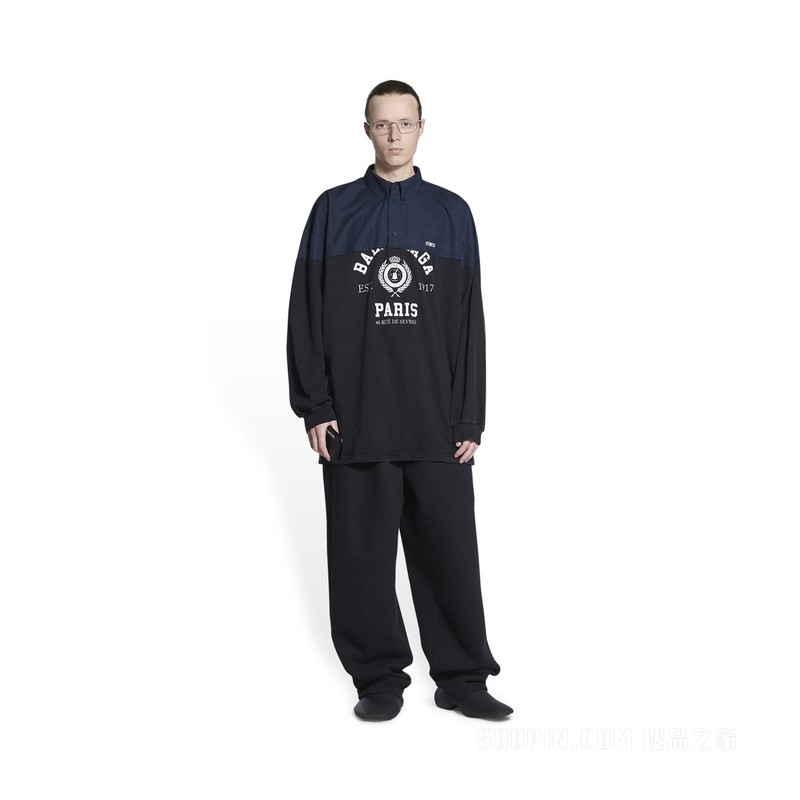 COLLEGE 1917 PATCHED POLO衫