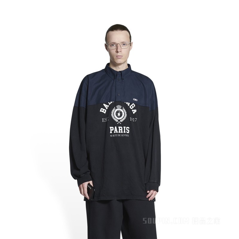COLLEGE 1917 PATCHED POLO衫
