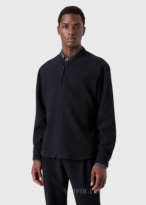 经典简约拉链夹克 | Giorgio Armani