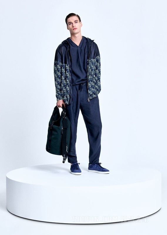 短袖V领真丝T恤 | Giorgio Armani