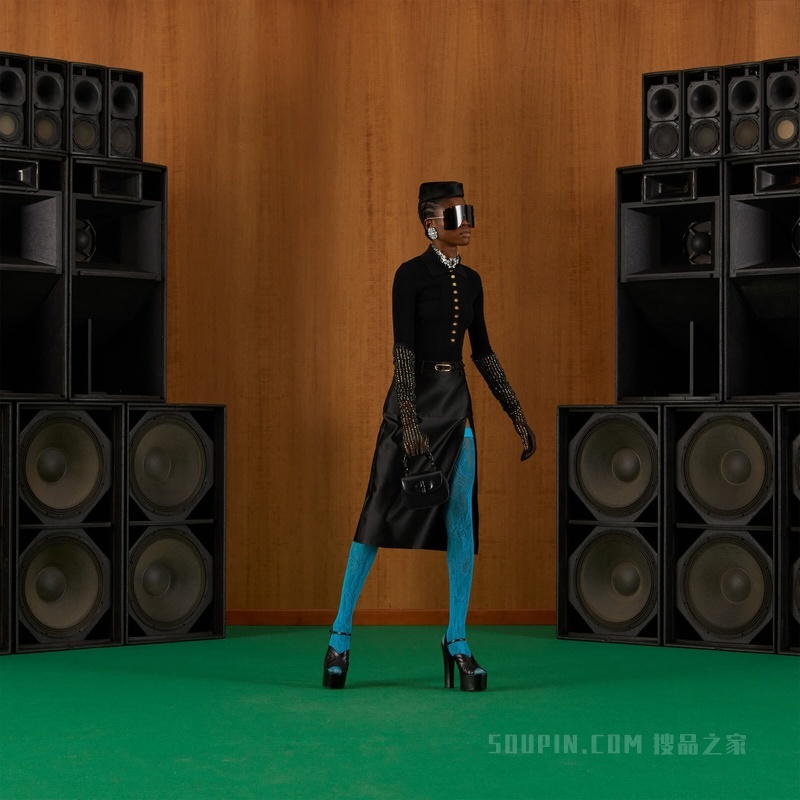 超精细粘胶纤维Polo针织衫 黑色