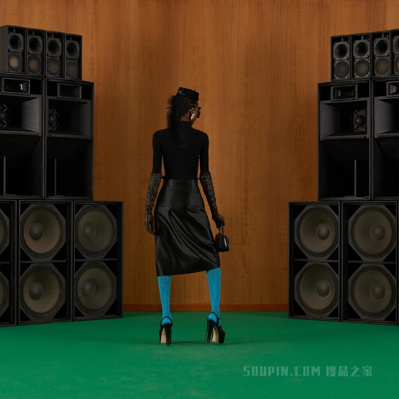 超精细粘胶纤维Polo针织衫 黑色