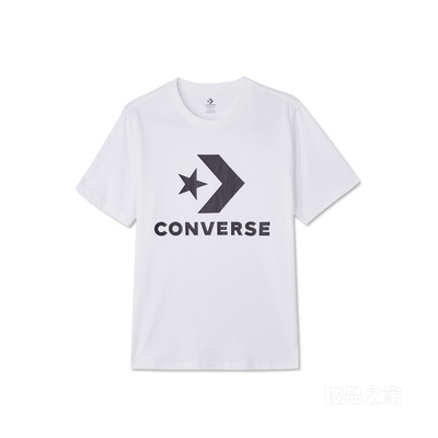 【男女同款】经典LOGO短袖情侣款潮流T恤 中性 白色