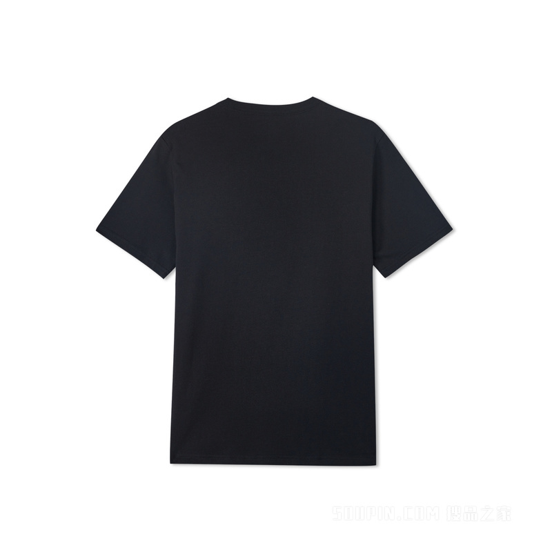 【男女同款】经典LOGO短袖情侣款潮流T恤 中性 黑色