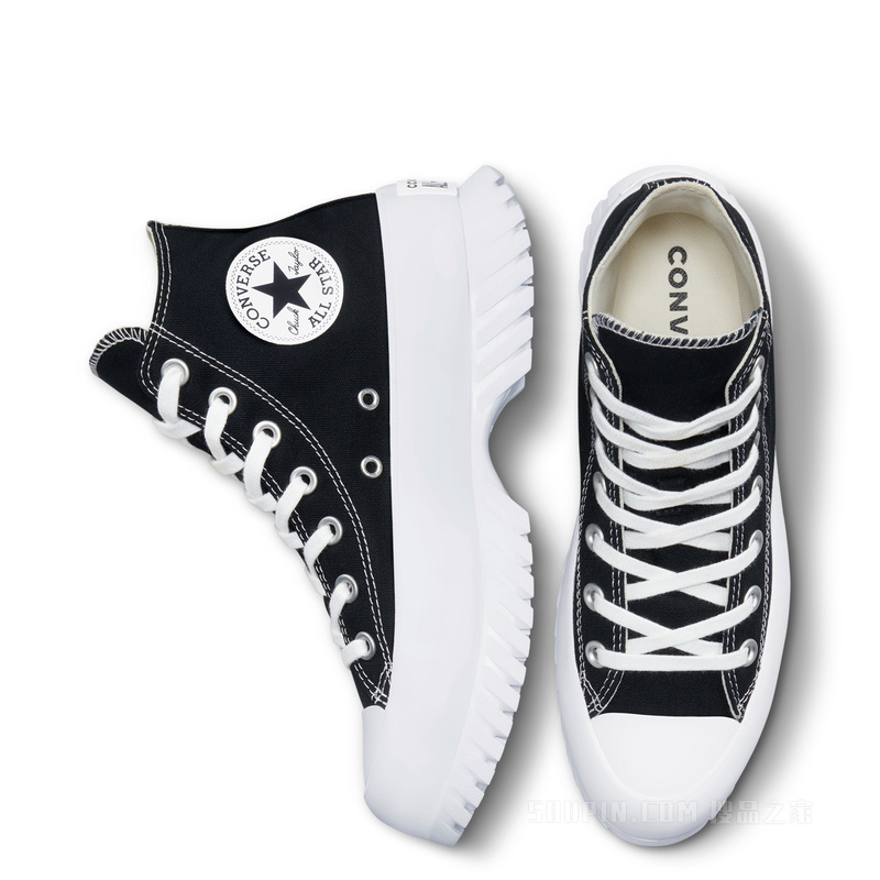 【男女同款】All Star Lugged 2.0厚底鞋 中性 黑色