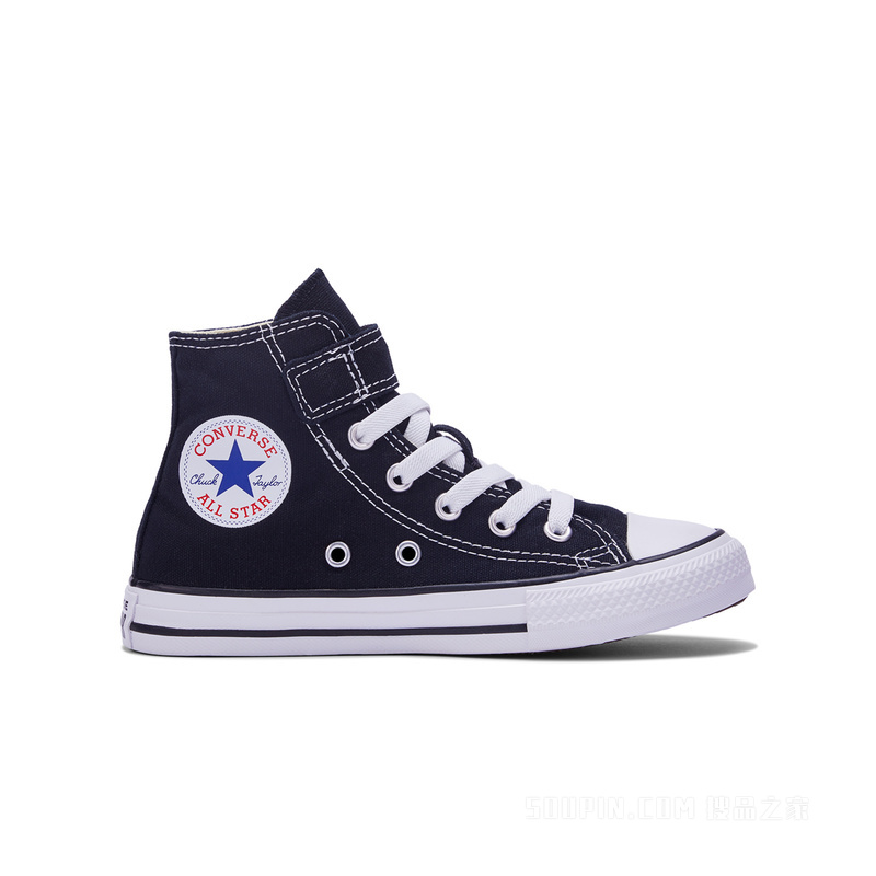 【小童】All Star 1V经典复古帆布童鞋 中性 黑色