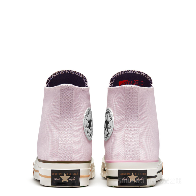 【男女同款】Chuck 70高帮复古情侣帆布鞋 中性 粉红色