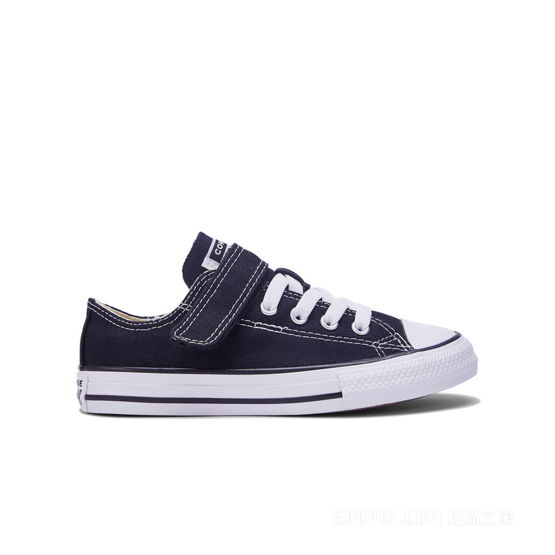 【小童】All Star 1V低帮经典复古童鞋 中性 黑色