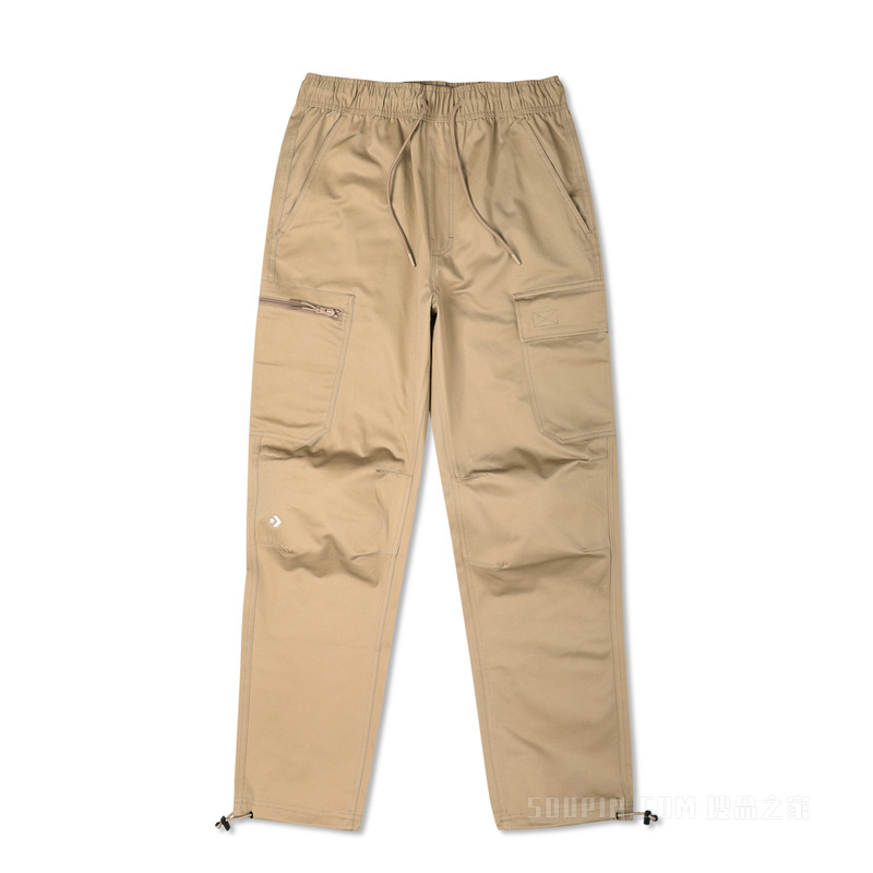 【男子】复古工装裤男款松紧腰长裤 男款 棕色