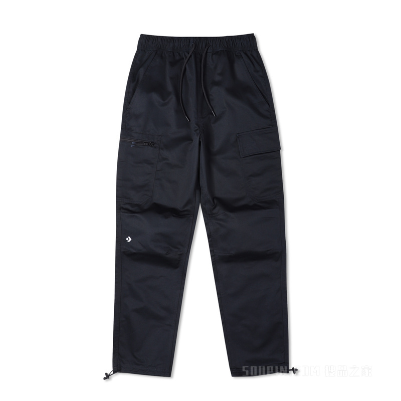 【男子】复古工装裤男款松紧腰长裤 男款 黑色