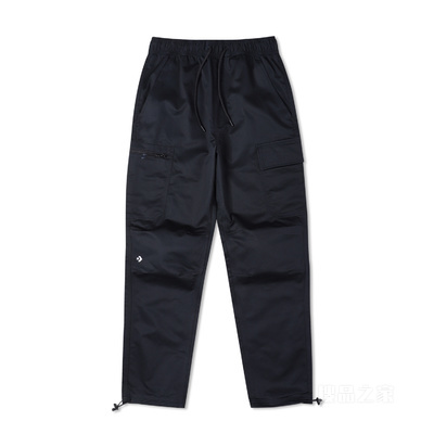 【男子】复古工装裤男款松紧腰长裤 男款 黑色