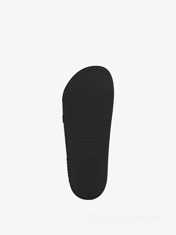 101斑点狗印花平底凉鞋