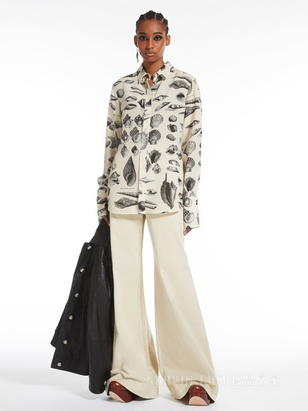 Printed crepe de chine shirt | Sportmax