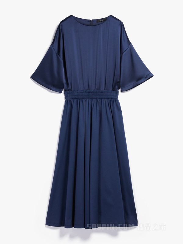 Cotton and satin jersey dress | Weekend Max Mara