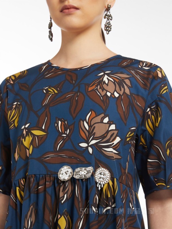 Printed cotton dress | 'S Max Mara