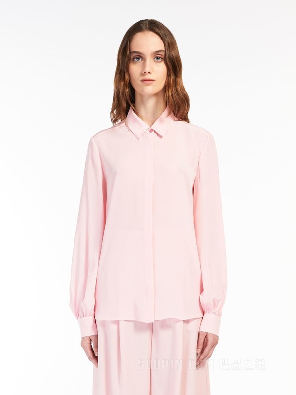 真丝双绉长袖衬衫 | Weekend Max Mara