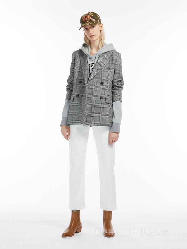Wool twill blazer | Weekend Max Mara