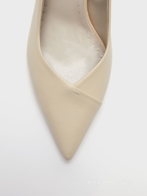 Nappa leather court shoes | Accessori Max Mara