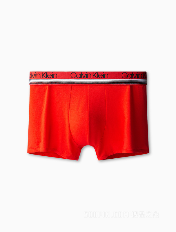 Calvin Klein 22春夏新款男士三条装循环LOGO腰边舒适透气平角内裤NB2729
