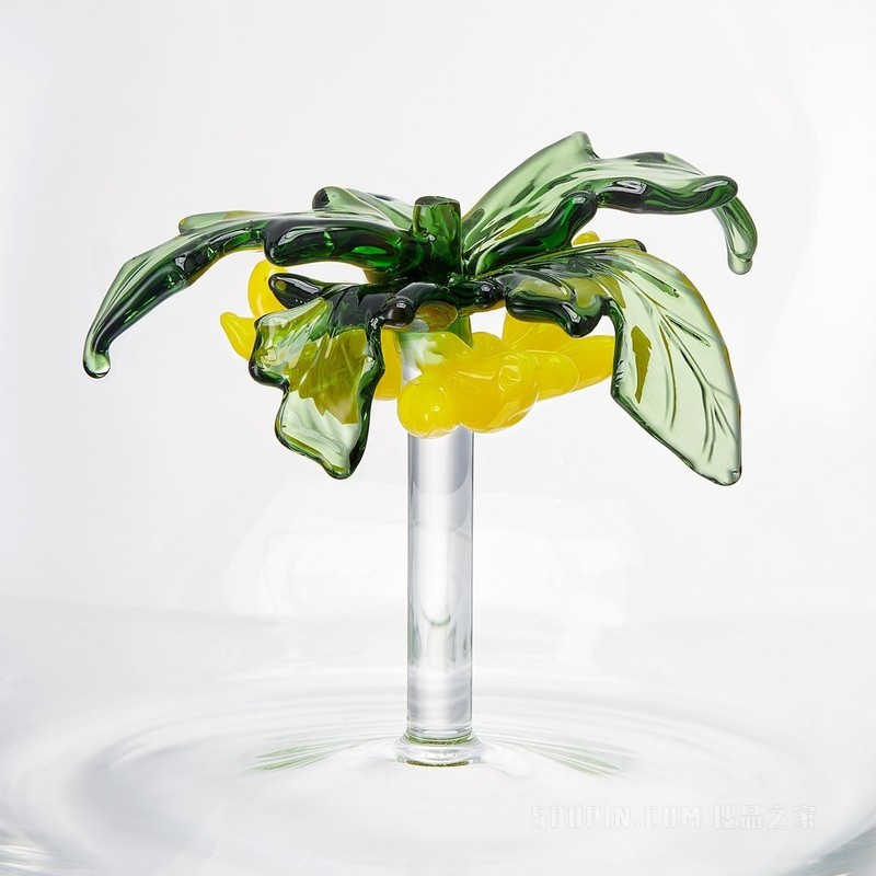 Tutti Frutti 玻璃水瓶 透明新款香蕉树装饰
