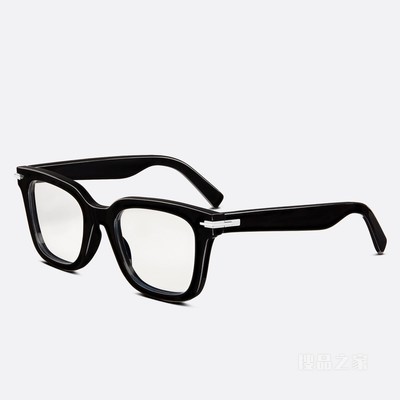 DiorBlackSuit S10I 眼镜 黑色正方形镜框防蓝光镜片