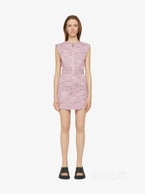 4G LOGO拉链连衣裙