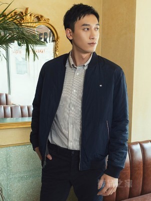 男装经典商务风棉质小旗标刺绣多色条纹翻领长袖衬衫15638