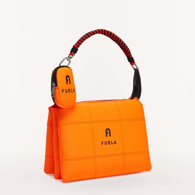 中号单肩包 Arancio Fluorescente (Orange) Furla Piuma