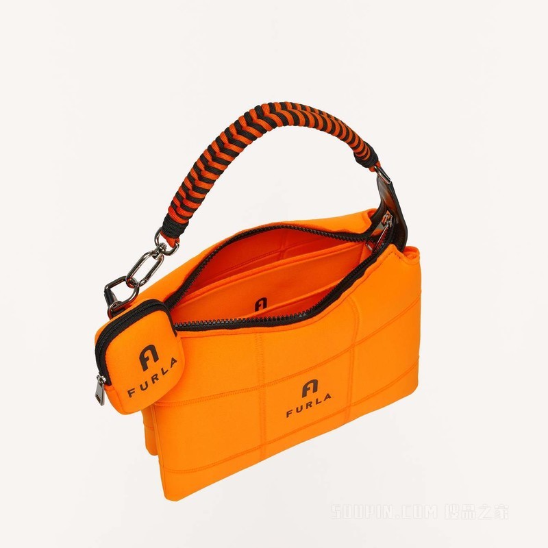 中号单肩包 Arancio Fluorescente (Orange) Furla Piuma