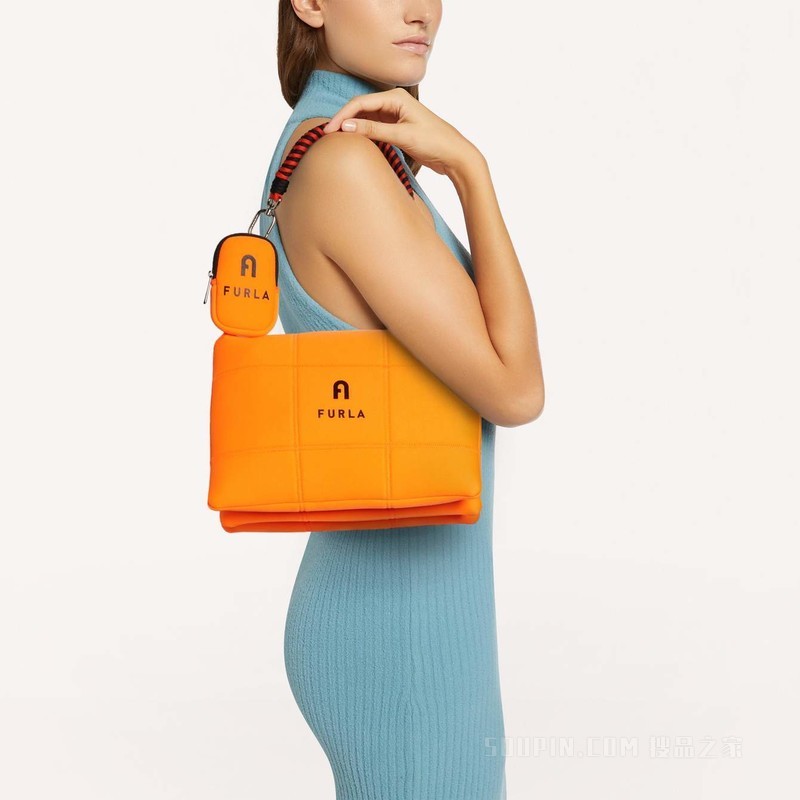 中号单肩包 Arancio Fluorescente (Orange) Furla Piuma