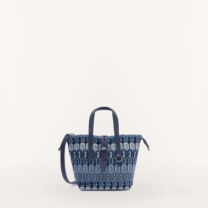 托特包 迷你款 Toni Blu Denim (Multicolour) Furla Net