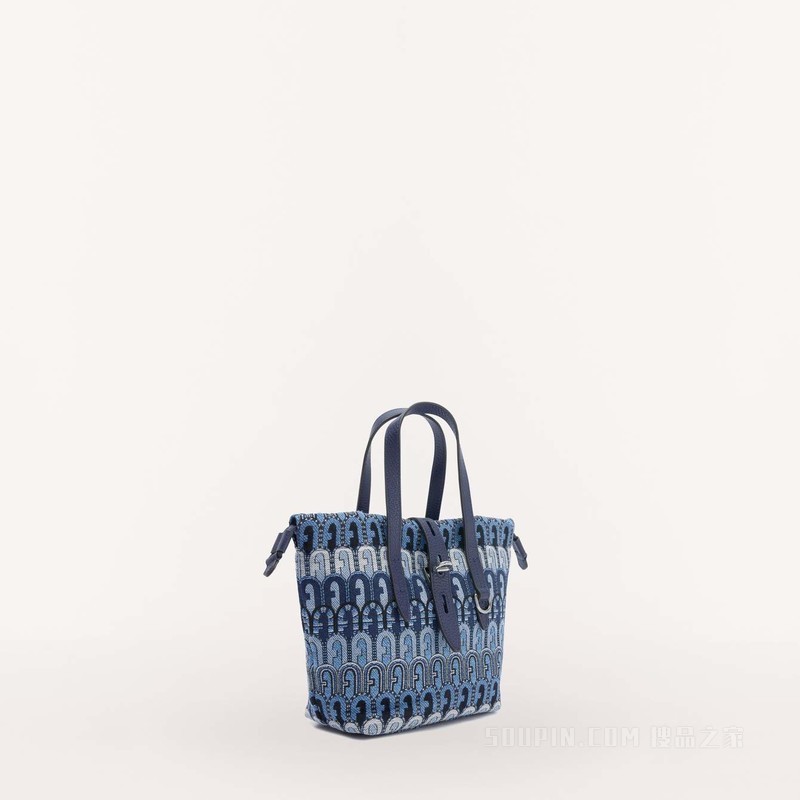 托特包 迷你款 Toni Blu Denim (Multicolour) Furla Net