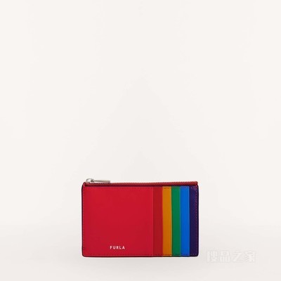 中号卡夹 Flame Furla Rainbow