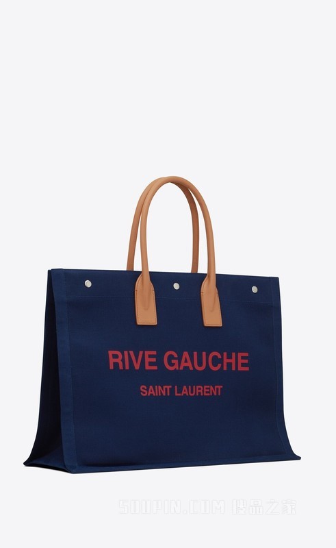 RIVE GAUCHE大号帆布托特包