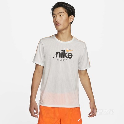 Nike Dri-FIT Miler D.Y.E. 男子短袖跑步上衣