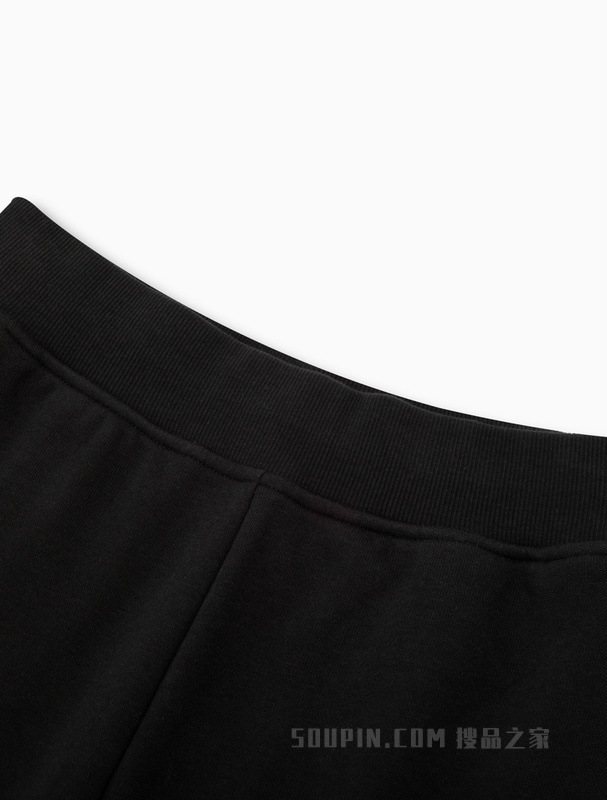 Calvin Klein 22春夏女士松紧高腰LOGO提花织带束脚针织休闲裤4WS2P610