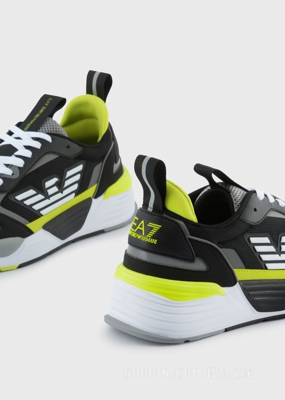 男女同款LOGO拼色运动鞋 | EA7