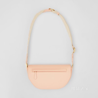 Olympia – 小号皮革埃伦匹亚包 (蜜桃粉) - 女士