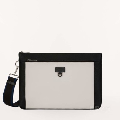 中号斜挎包 Nero (Black) Furla Man Ulisse