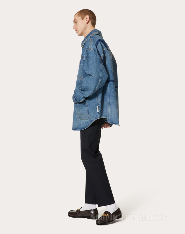 VLOGO SIGNATURE牛仔衬衫