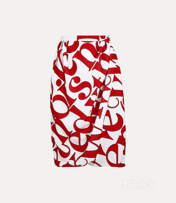 【Vivienne Westwood】DRUNKEN ドレープ ミディスカート Drunken Drape Skirt in RED-CHECK | Vivienne Westwood®