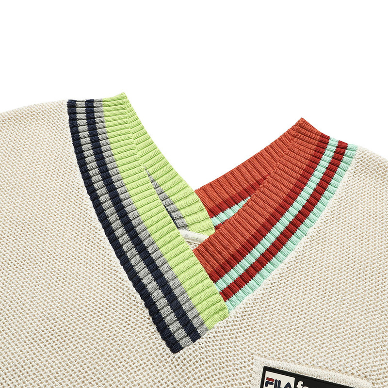 FILA X FACETASM联名女子编织衫