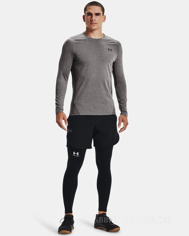 男士ColdGear® Armour Fitted圆领运动衣