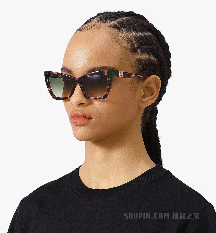 One Size Women’s MCM722SLB Rectangular Sunglasses