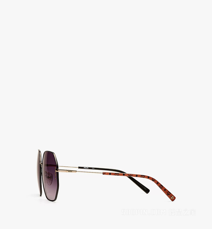 One Size Women’s MCM165SLB Geometric Sunglasses