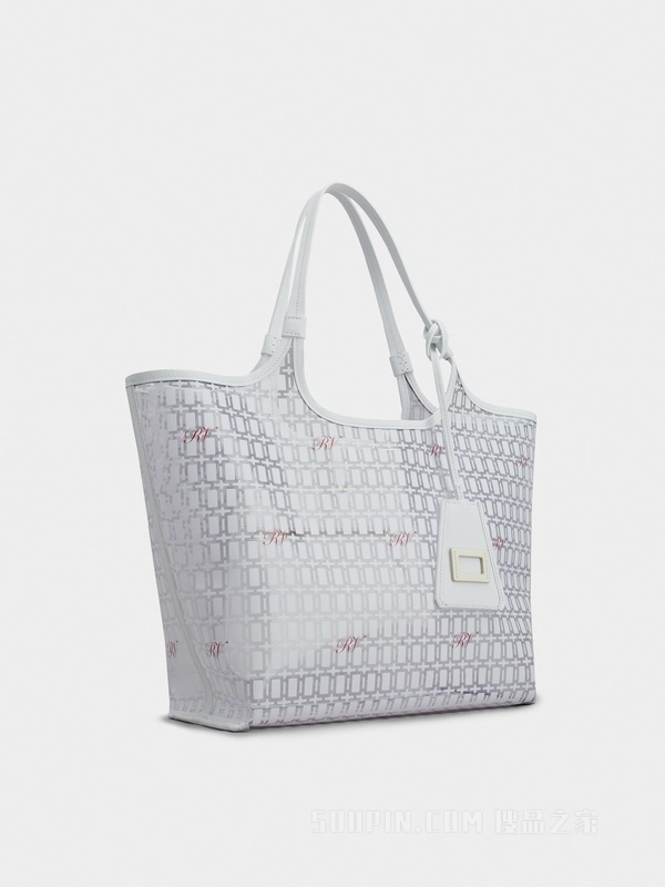 Grand Vivier PVC中号手袋 白色